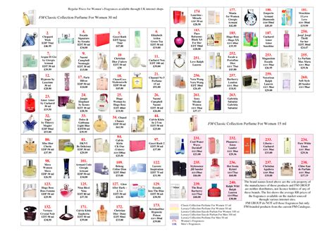 fm perfume compare list|fm perfume list 2023 uk.